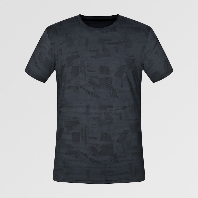 Camiseta Deportiva para Hombre con y Secado Rápido Deportiva Gris oscuro