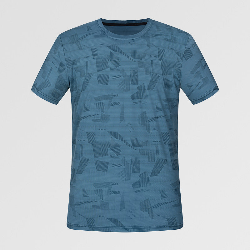 Camiseta Deportiva para Hombre con y Secado Rápido Deportiva Azul marino